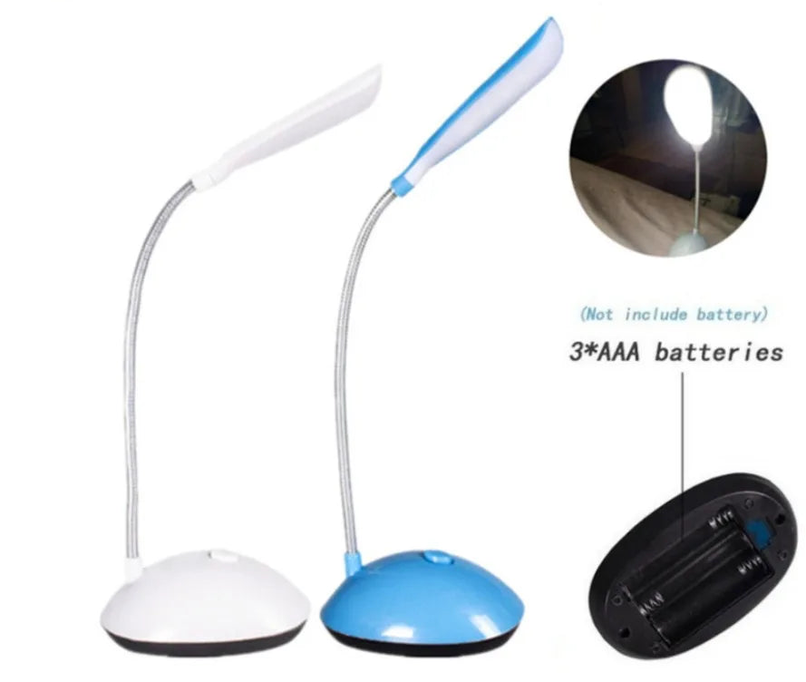 Lampe de bureau LED sans fil à piles - Tactile et flexible — photo 1