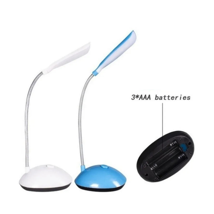 Lampe de bureau LED sans fil à piles - Tactile et flexible — photo 2