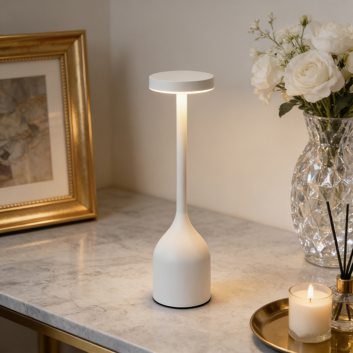 Lampe de bureau LED sans fil tactile - Design minimaliste — photo 8