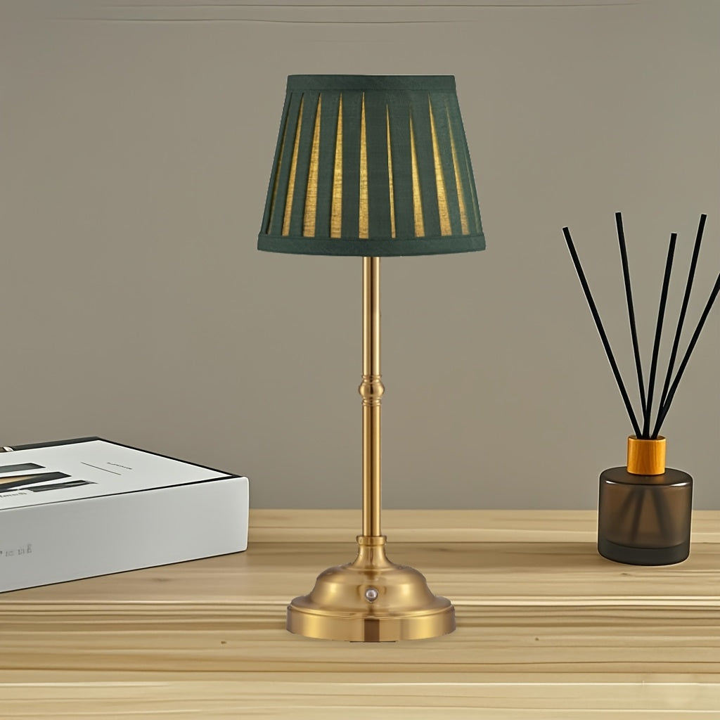 Lampe de bureau LED sans fil tactile - Vert design nomade — photo 1