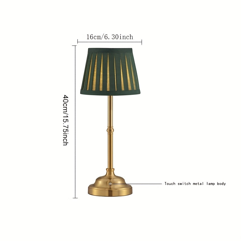 Lampe de bureau LED sans fil tactile - Vert design nomade — photo 3