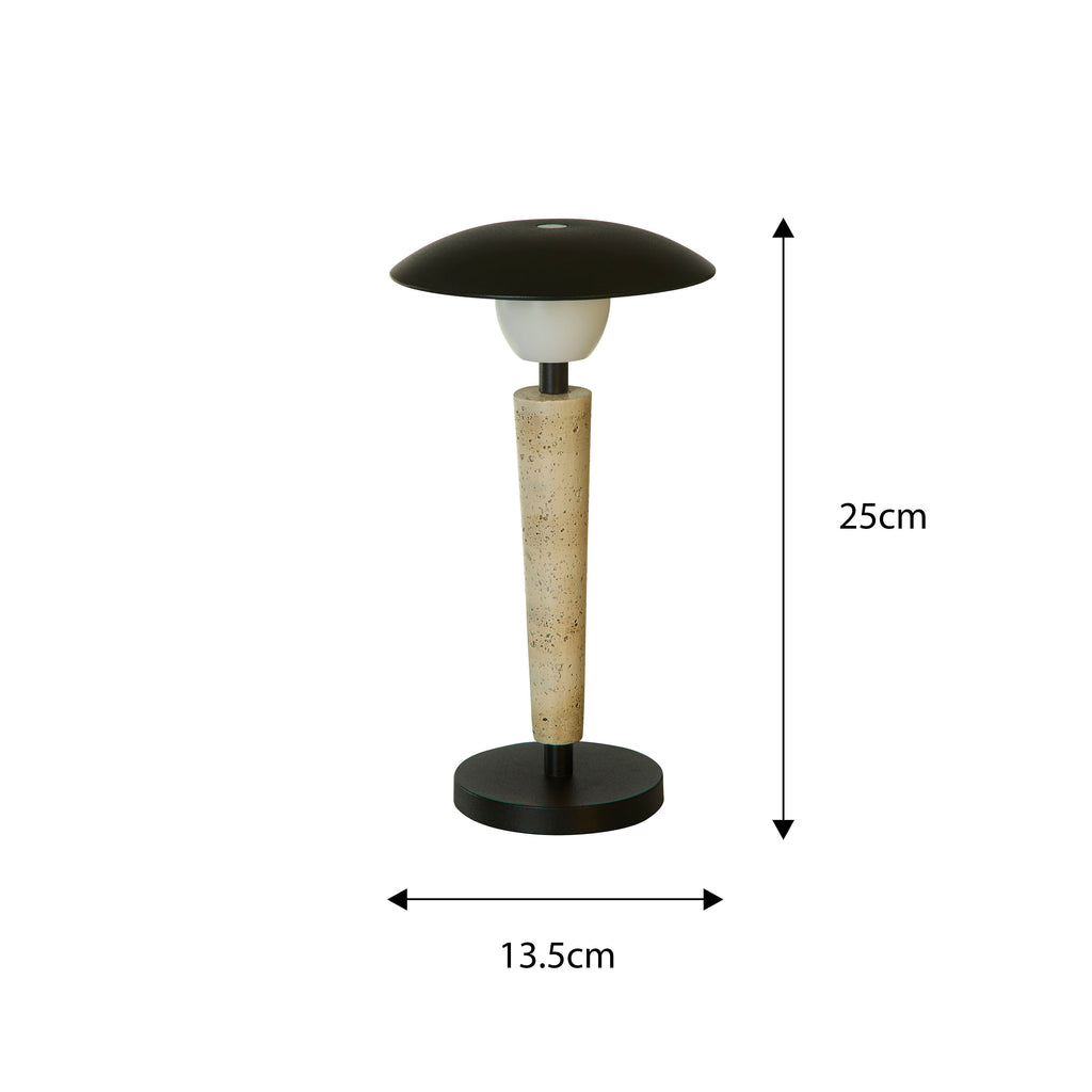 Lampe de bureau LED tactile sans fil – Design moderne épuré — photo 4