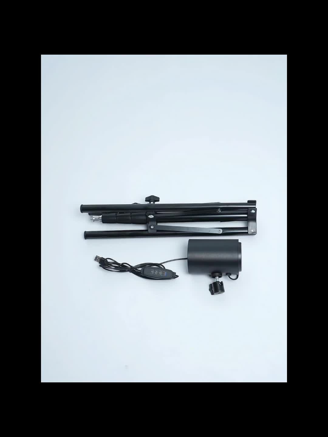 Lampe de bureau LED sur trépied pliant réglable de 80 à 156 cm