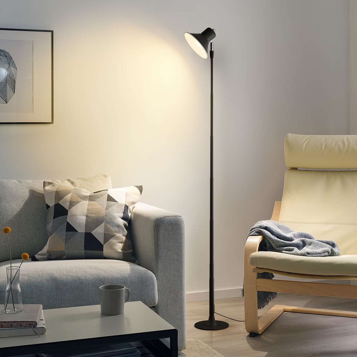 Lampe de bureau LED USB à abat-jour de 14 ou 12 cm de large