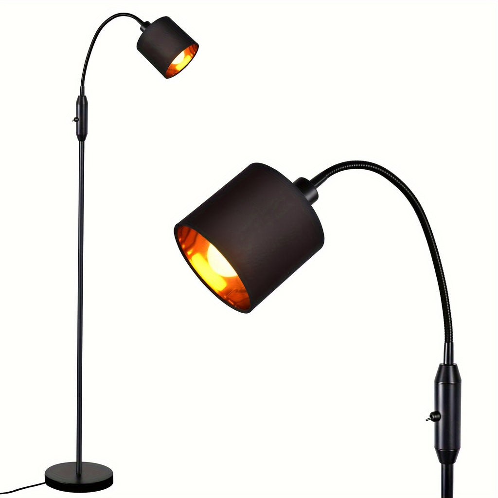 Lampe de bureau liseuse à col flexible, douille E14 de 40 W