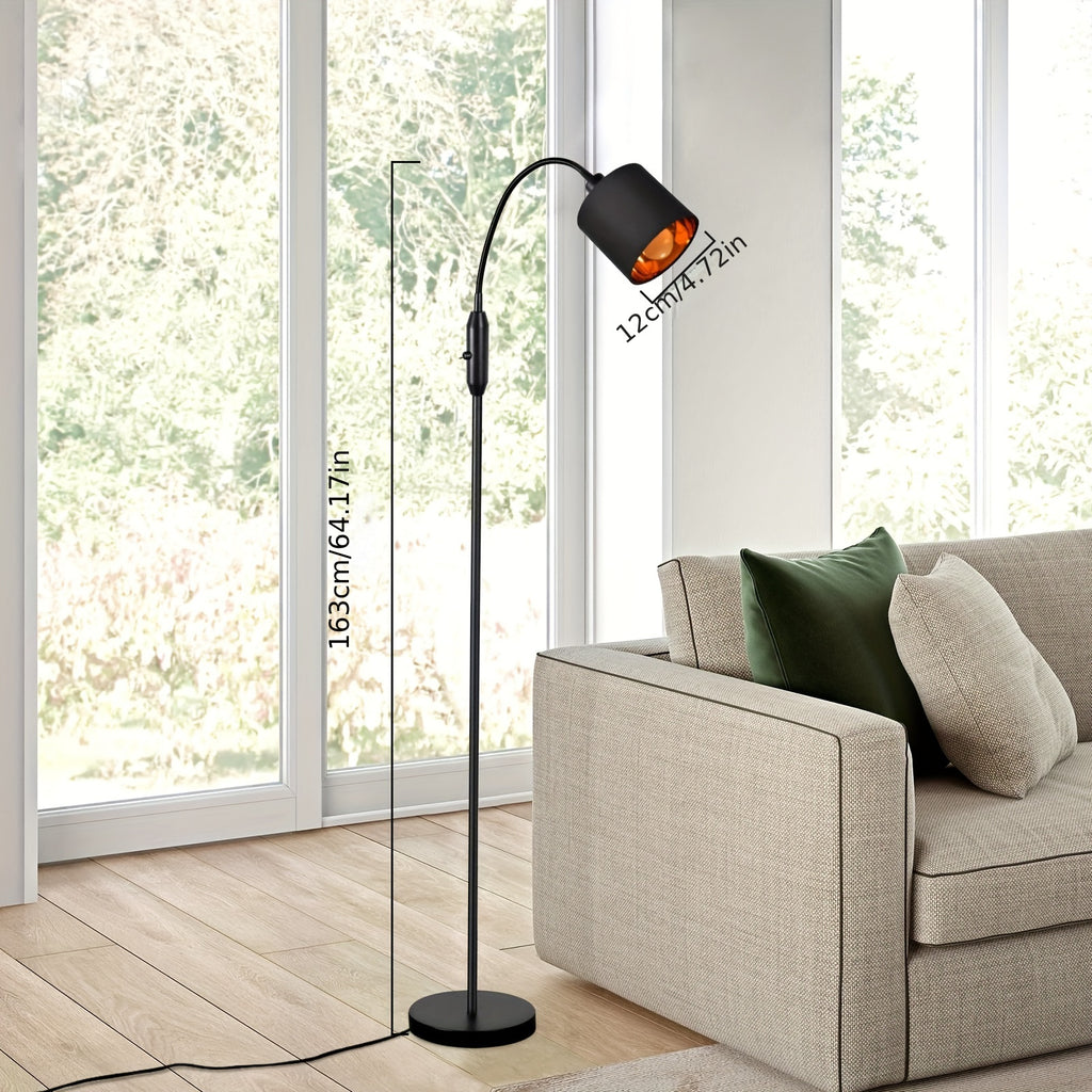 Lampe de bureau liseuse à col flexible, douille E14 de 40 W