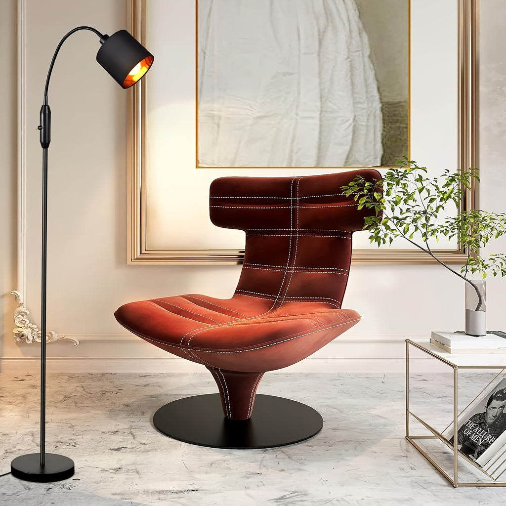 Lampe de bureau liseuse à col flexible, douille E14 de 40 W