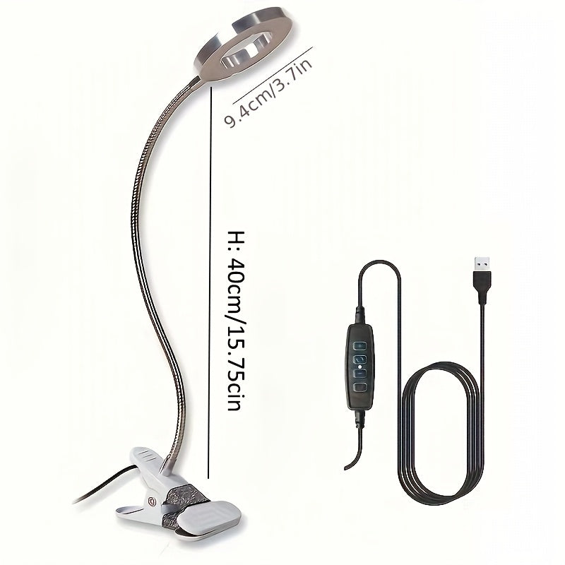 Lampe de bureau loupe à pince LED - Travaux de précision — photo 4
