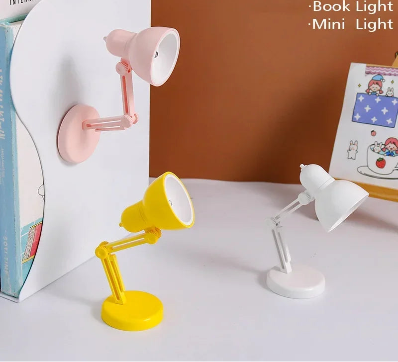 Lampe de bureau mini LED pliable - Éclairage lecture compact — photo 2
