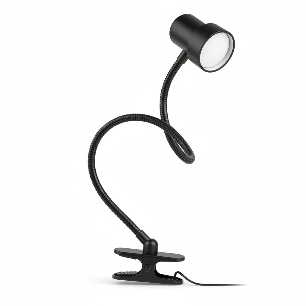 Lampe de bureau à pince flexible - Éclairage orientable 360° — photo 3