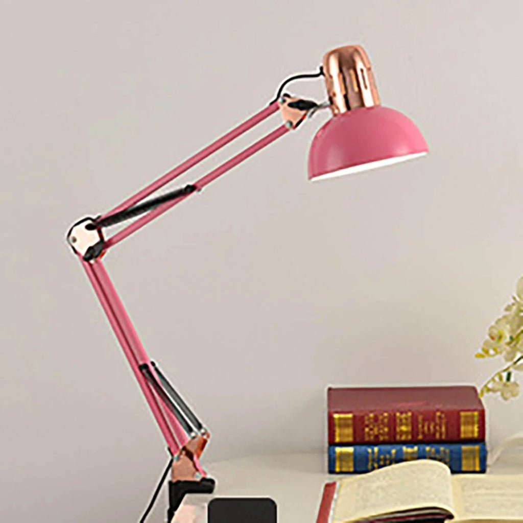 Lampe de bureau à pince articulée - Style atelier vintage — photo 4
