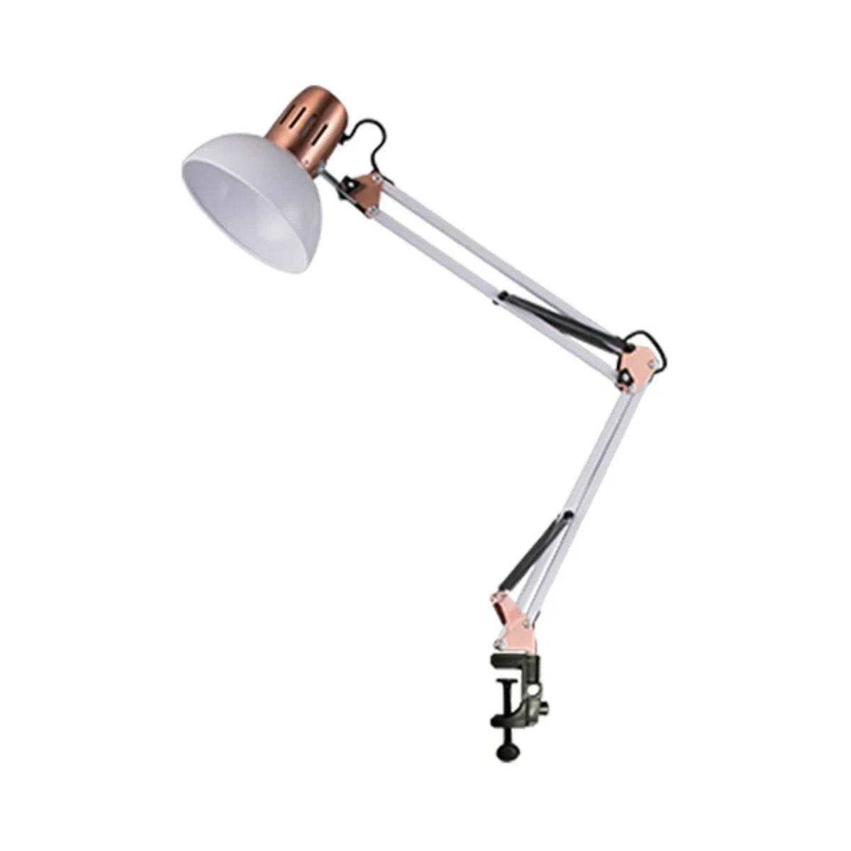 Lampe de bureau à pince articulée - Style atelier vintage — photo 6