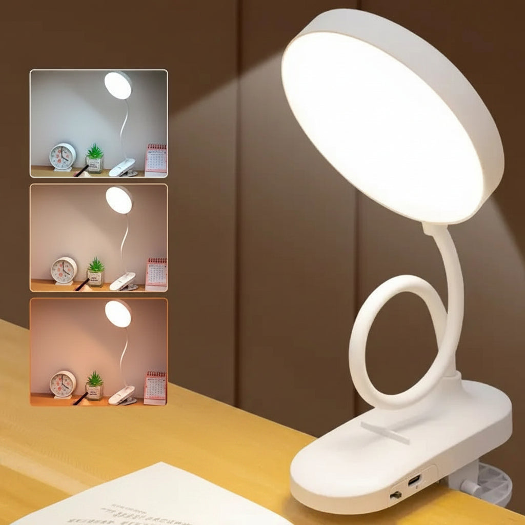 Lampe de bureau à pince LED flexible - Protection des yeux — photo 5 Image