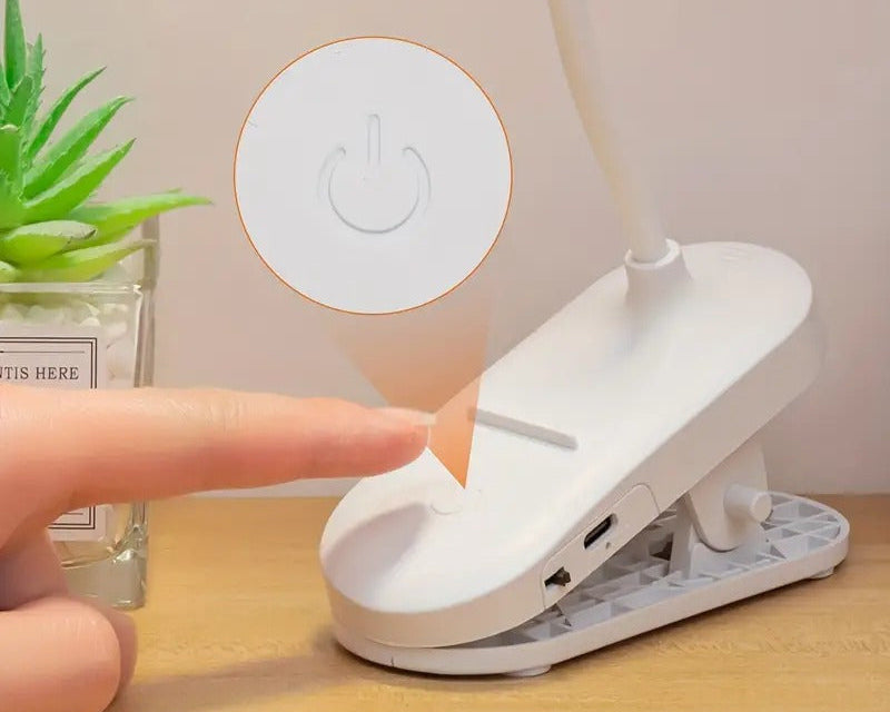 Lampe de bureau à pince LED flexible - Protection des yeux — photo 6