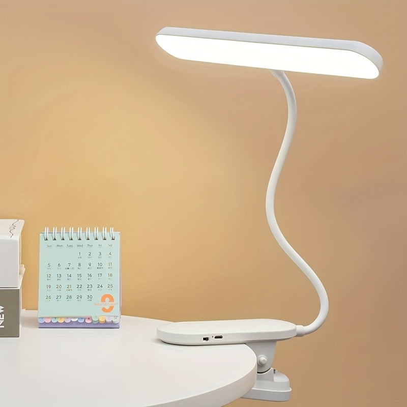 Lampe de bureau à pince sans fil - LED flexible rechargeable — photo 4 Image