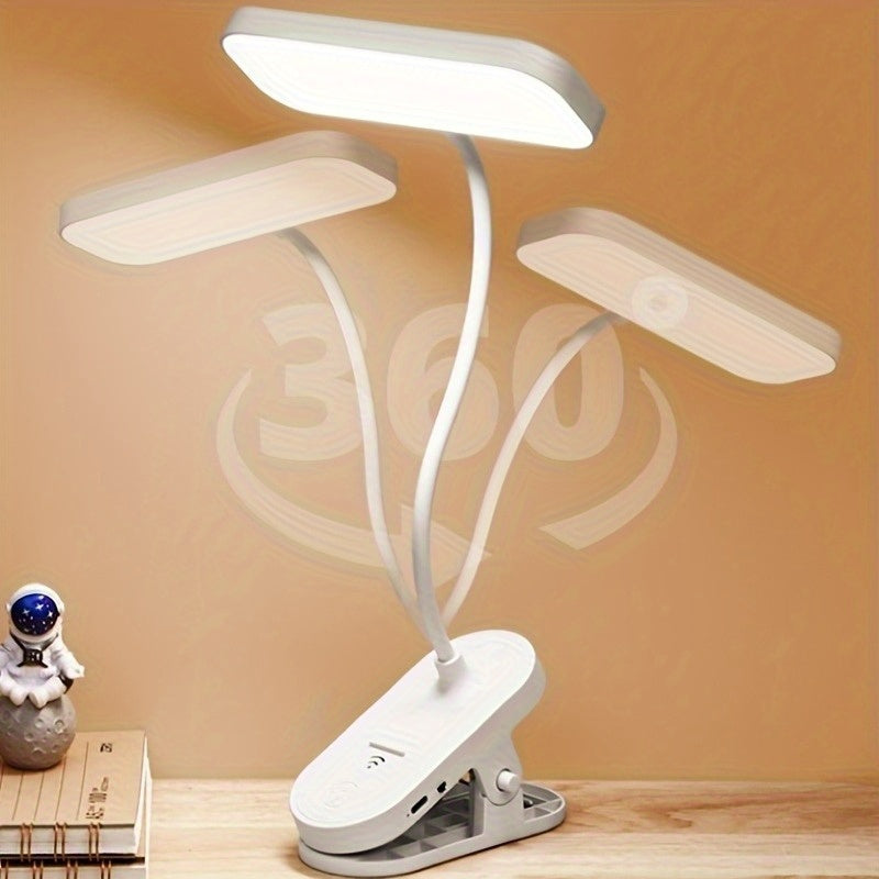 Lampe de bureau à pince sans fil - LED flexible rechargeable — photo 5