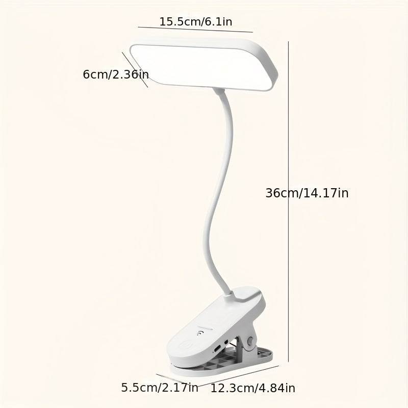 Lampe de bureau à pince sans fil - LED flexible rechargeable — photo 6