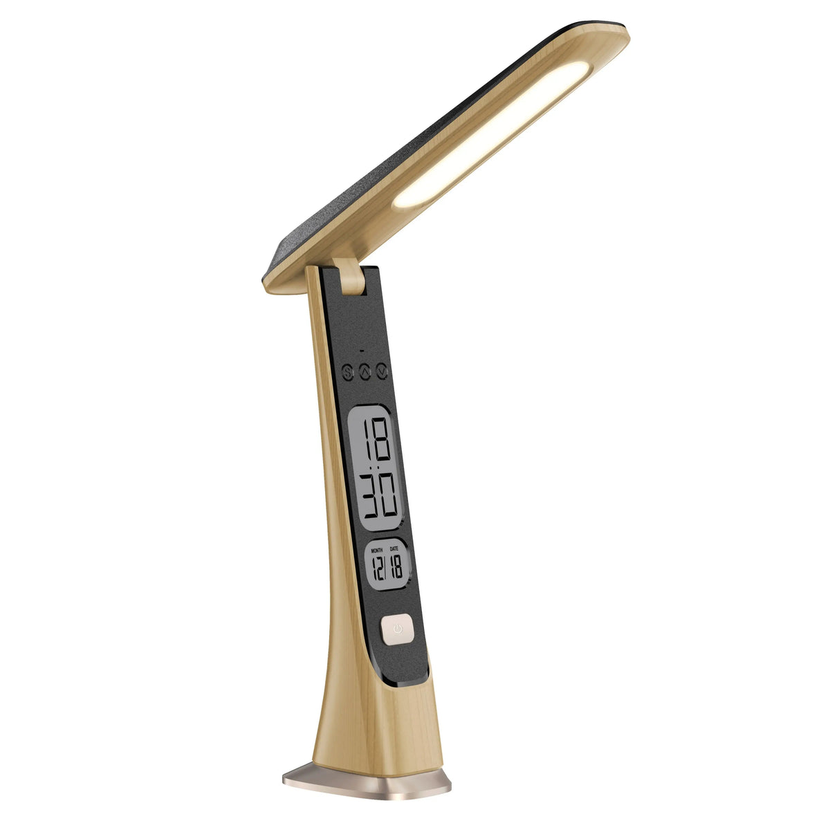 Lampe de bureau pliable avec horloge - LED rechargeable — photo 3