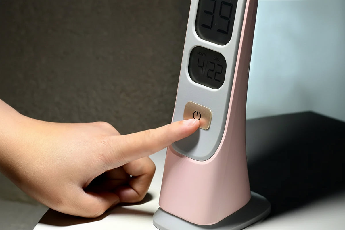 Lampe de bureau pliable avec horloge - LED rechargeable — photo 5