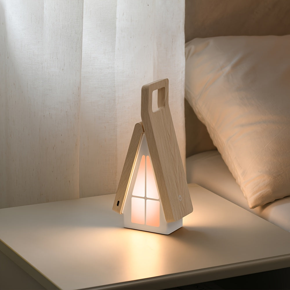 Lampe de bureau pliable forme maisonnette – Tactile sans fil — photo 4 Image