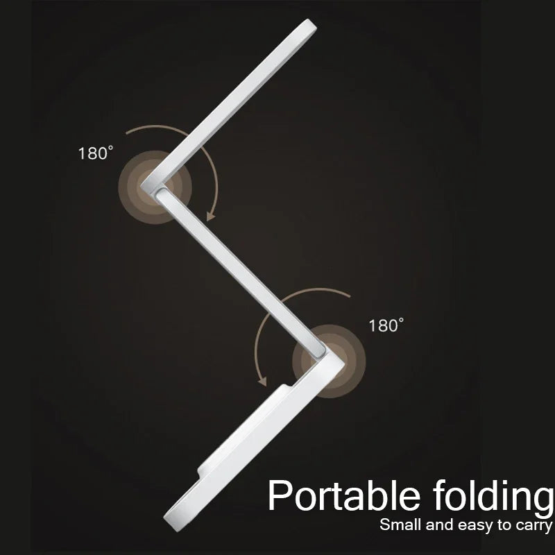 Lampe de bureau portable pliable - LED rechargeable 3 niveaux — photo 5