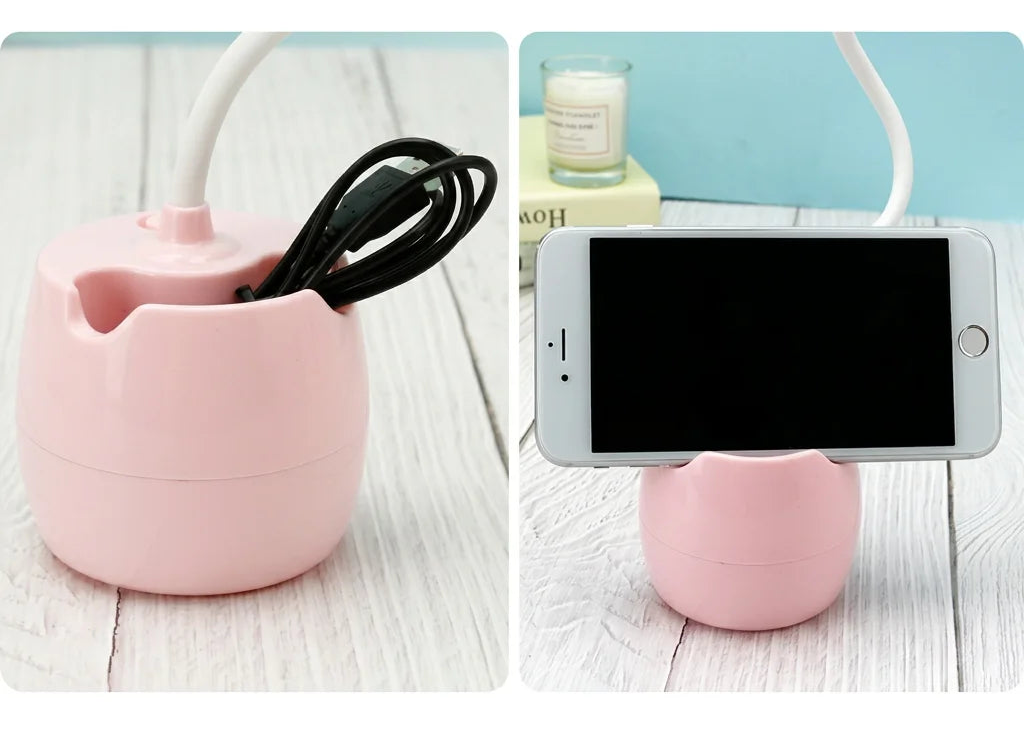 Lampe de bureau avec porte-crayons - LED flexible rechargeable — photo 11