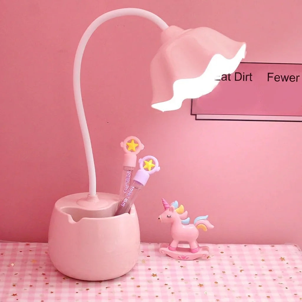 Lampe de bureau avec porte-crayons - LED flexible rechargeable — photo 5 Image