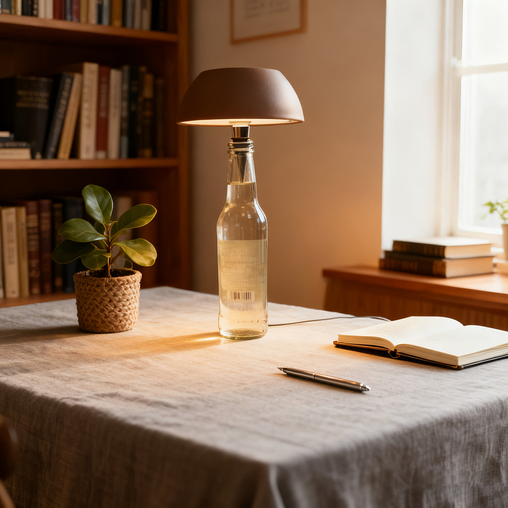 Lampe de bureau sans fil à poser sur bouteille - Tactile — photo 2