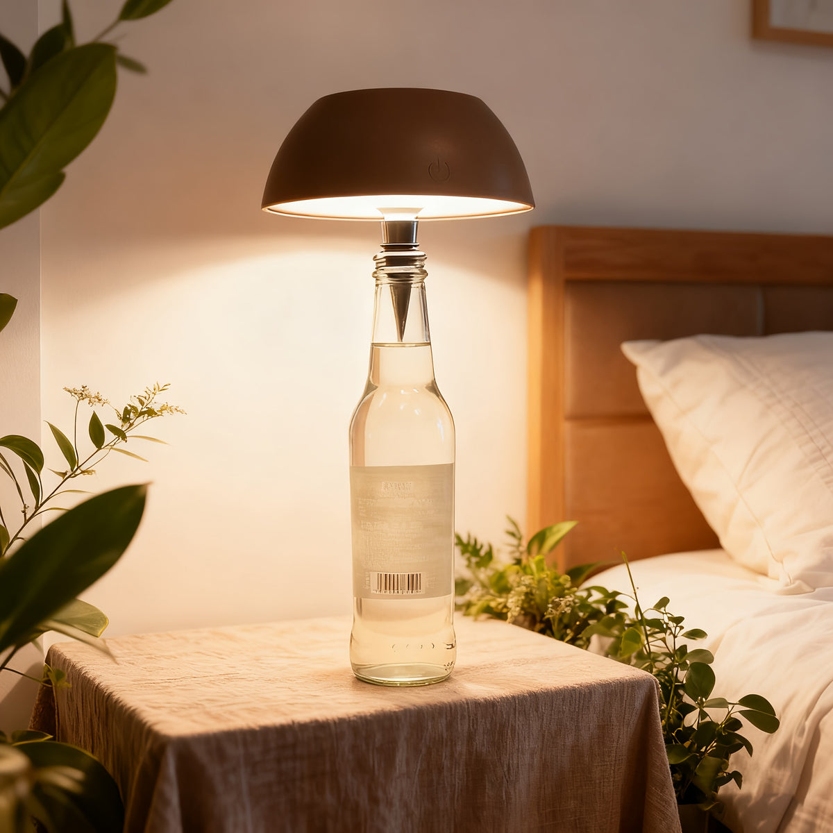 Lampe de bureau sans fil à poser sur bouteille - Tactile — photo 3