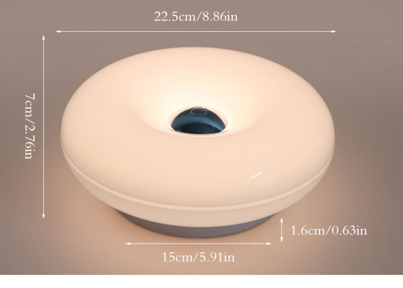 Lampe de bureau sans fil design donut - Tactile et colorée — photo 3