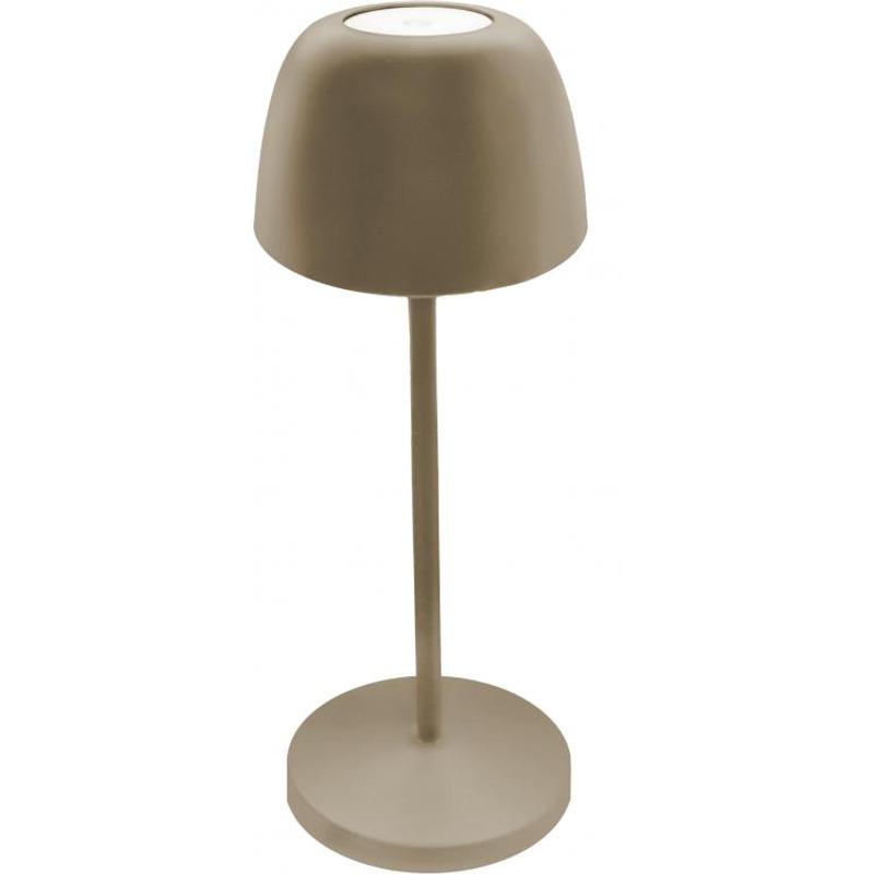 Lampe de bureau sans fil et son socle de charge par contact