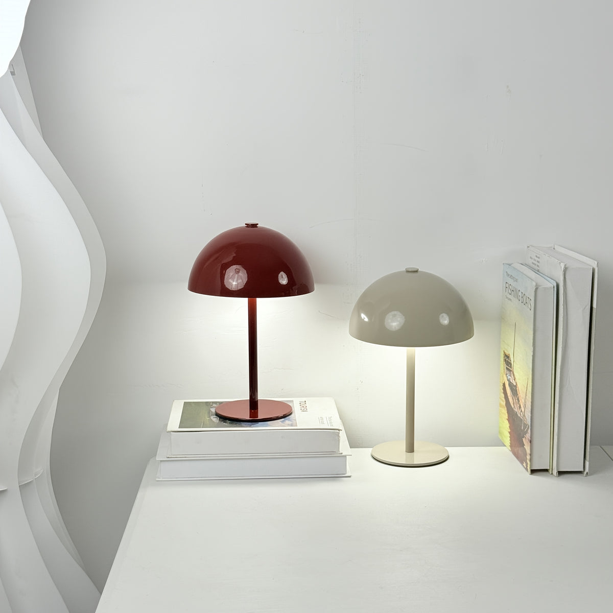 Lampe de bureau sans fil tactile - Design champignon moderne — photo 10