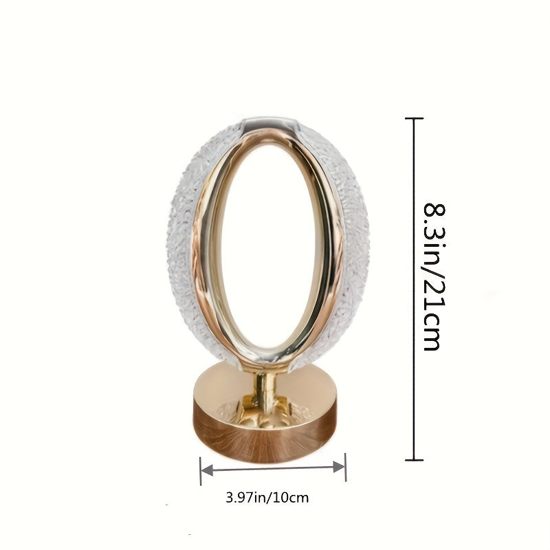 Lampe de bureau sans fil tactile cristal - Veilleuse d'ambiance — photo 5