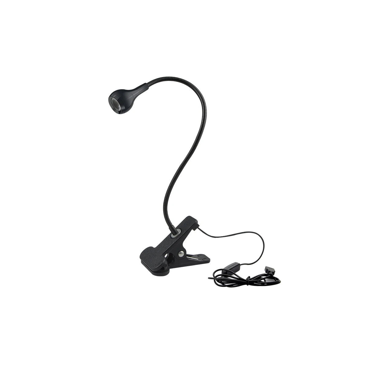 Lampe de bureau USB à pince - Col de cygne flexible 360° — photo 5