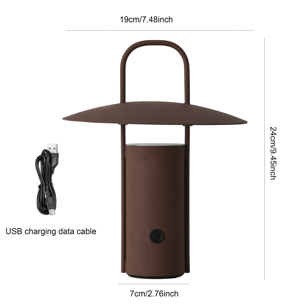 Lampe de bureau vintage nomade sans fil – Tactile 3 teintes — photo 7