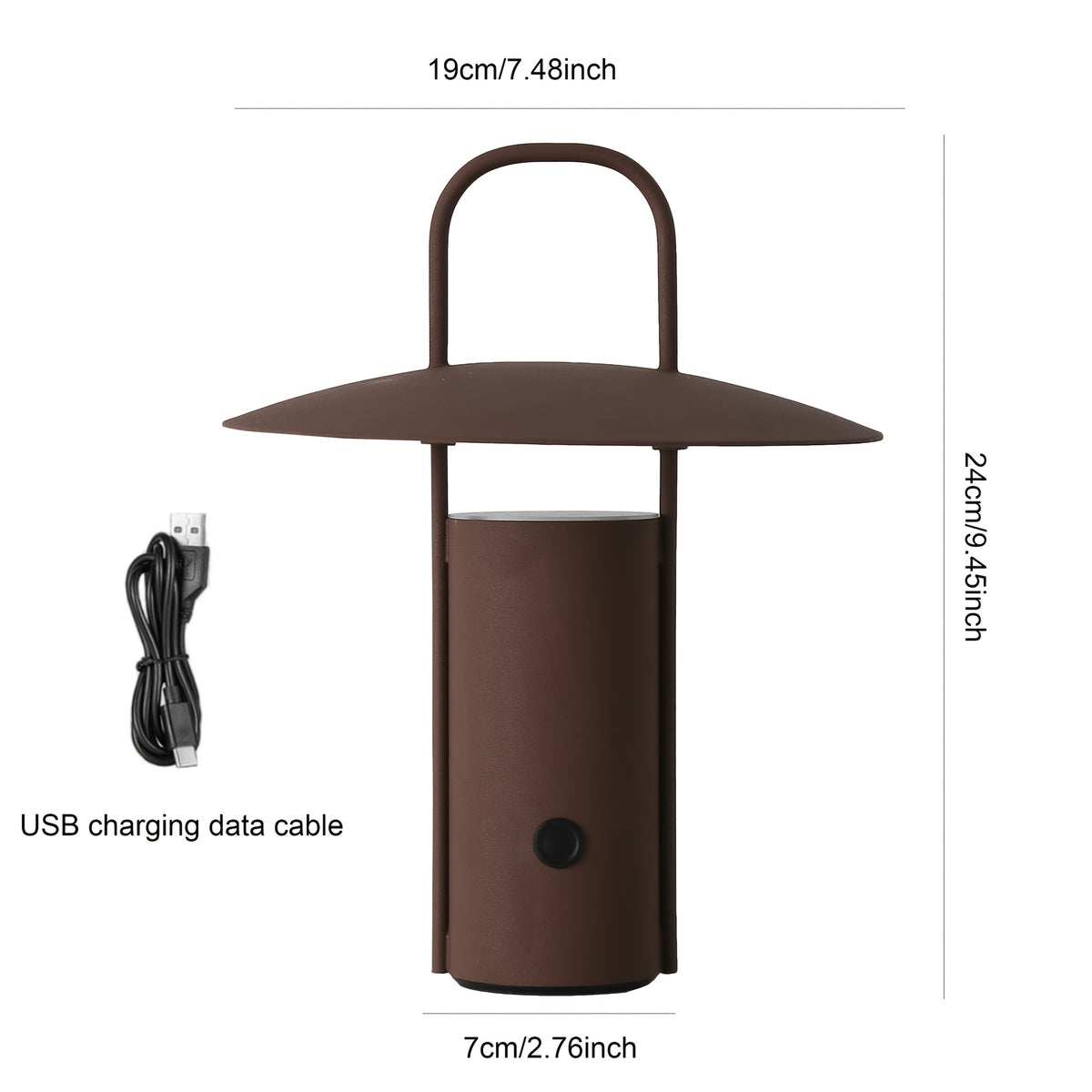 Lampe de bureau vintage nomade sans fil – Tactile 3 teintes — photo 7