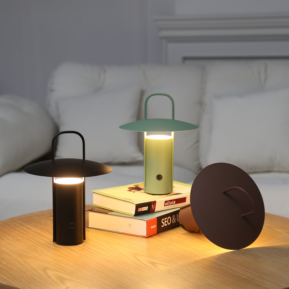 Lampe de bureau vintage nomade sans fil – Tactile 3 teintes — photo 8