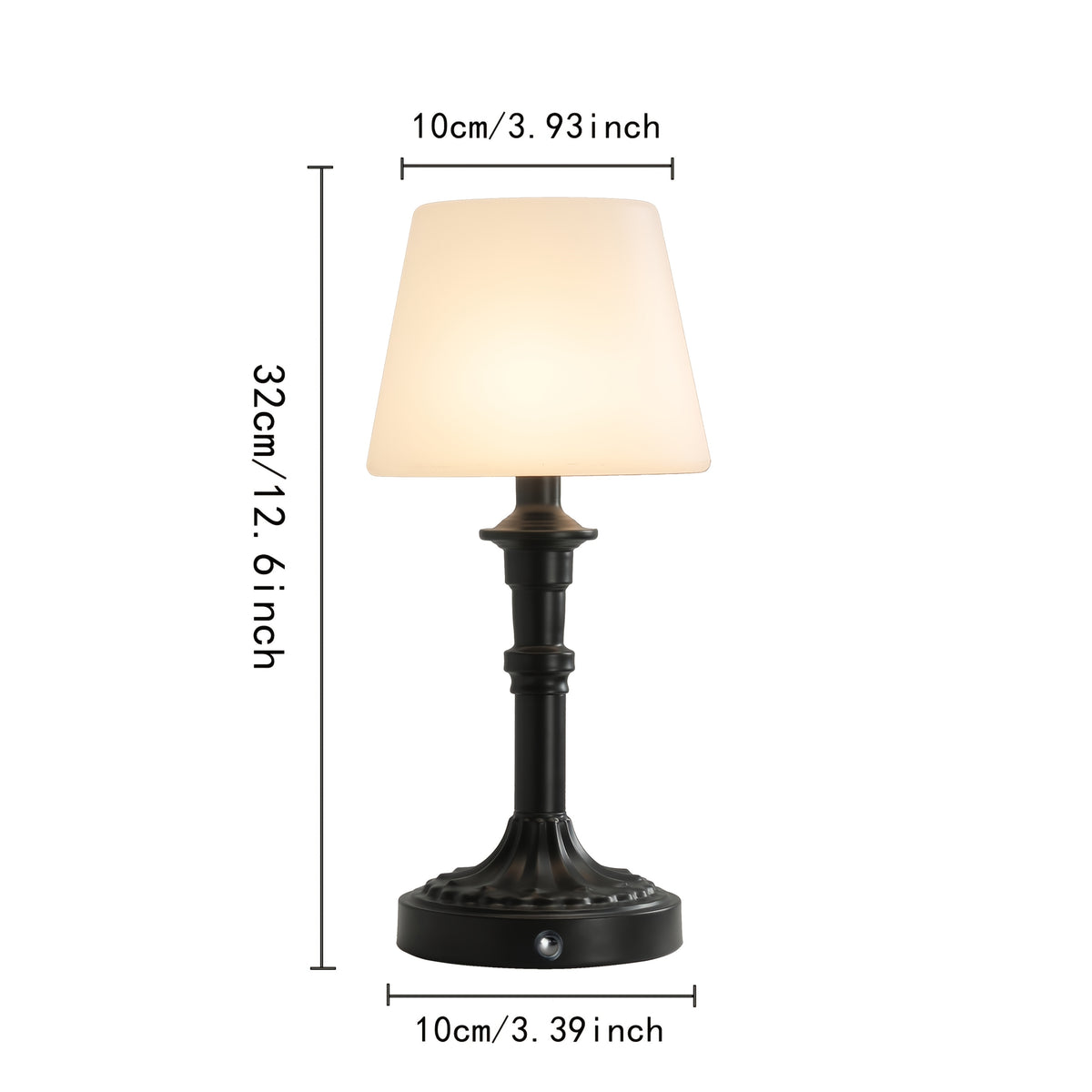 Lampe de bureau vintage tactile sans fil – Lumière douce — photo 2