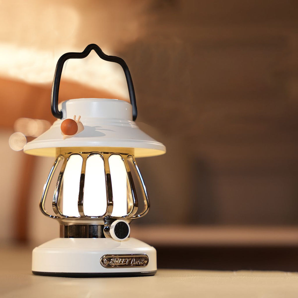 Lampe de chevet lanterne portable rétro – Tactile sans fil — photo 1