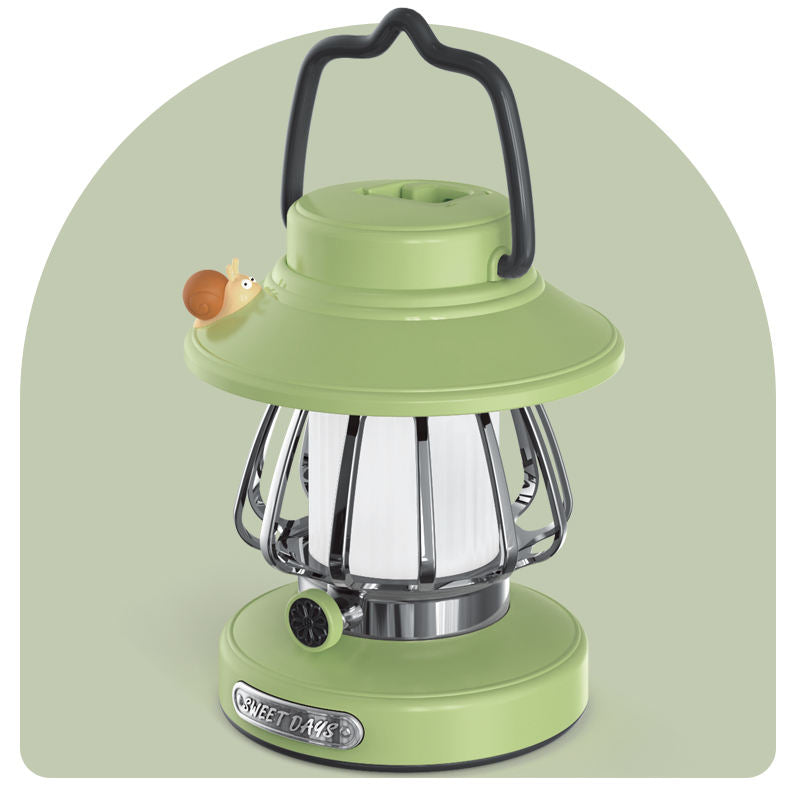 Lampe de chevet lanterne portable rétro – Tactile sans fil — photo 2
