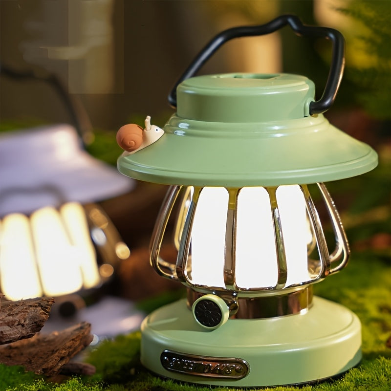 Lampe de chevet lanterne portable rétro – Tactile sans fil — photo 6