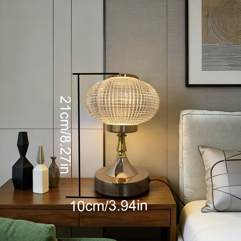 Lampe de chevet LED en cristal – Ambiance douce et chaleureuse — photo 5
