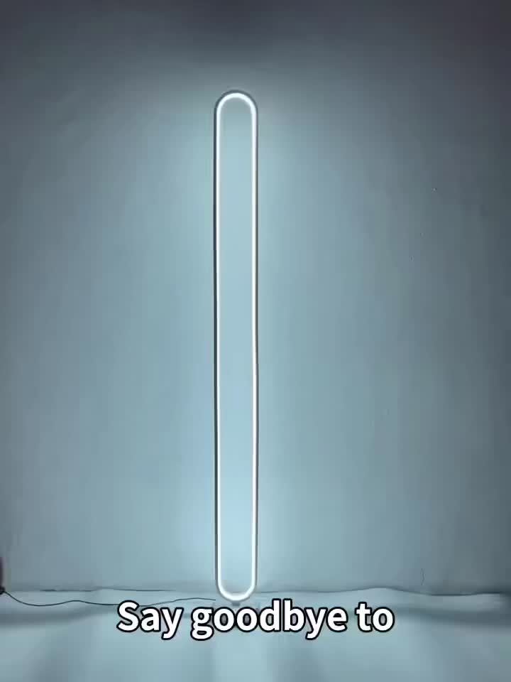 Lampe de bureau boucle LED 123 cm, trois teintes sur USB