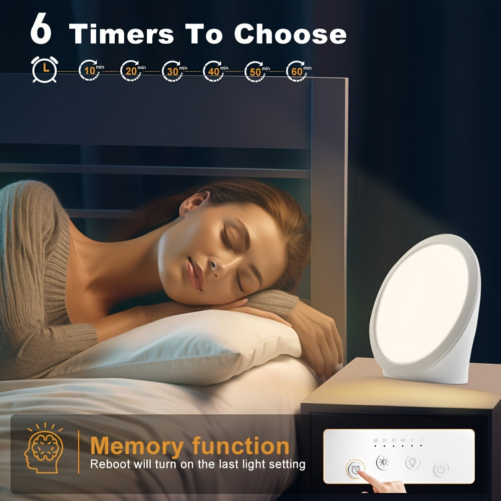 Lampe de bureau et de chevet luminothérapie 10 000 lux sans UV