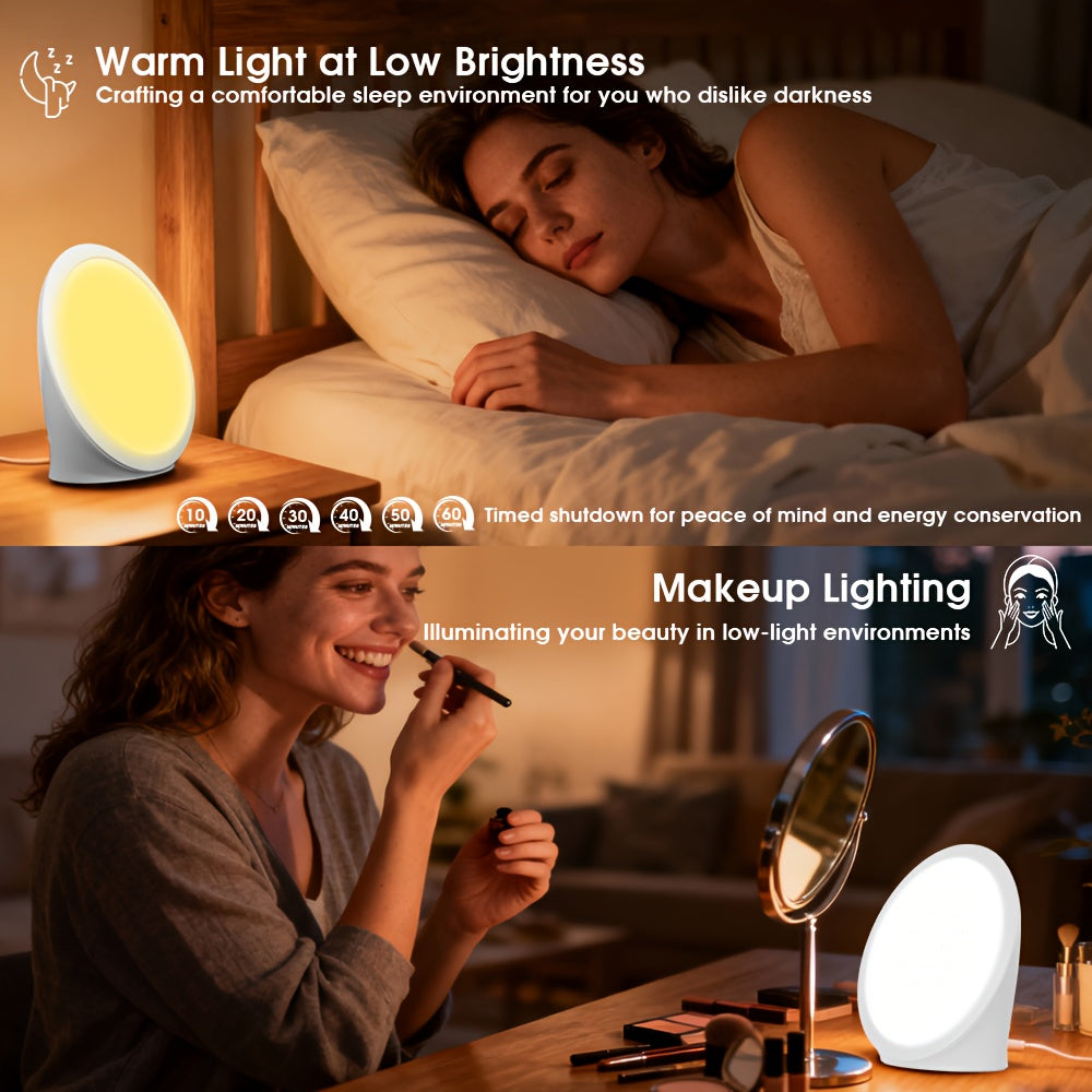 Lampe de bureau et de chevet luminothérapie 10 000 lux sans UV