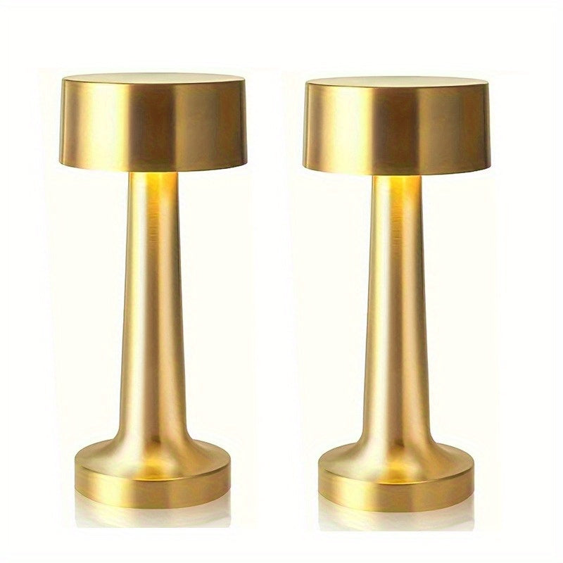 Lampe de bureau colonne en métal, lots de 2 ou de 4 pièces