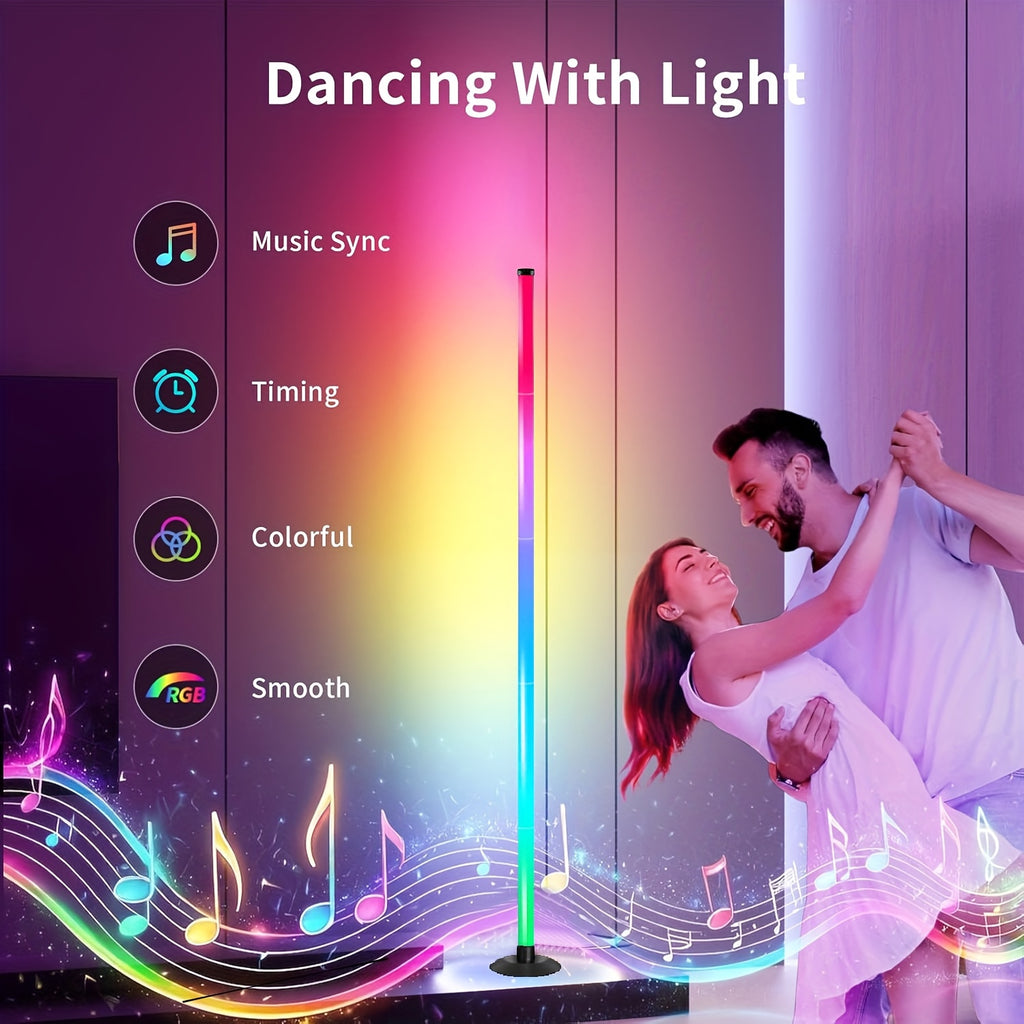 Lampe de bureau colonne RGB de 122 cm, seule ou par deux