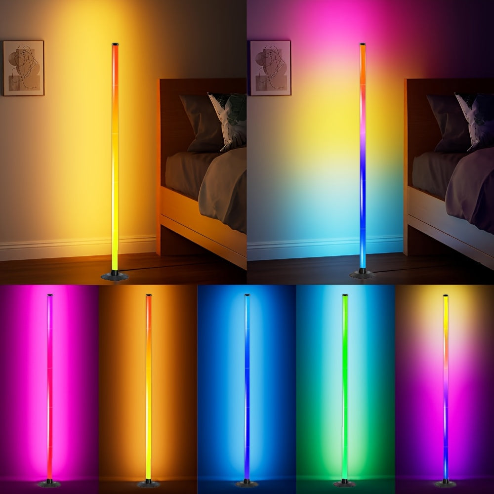 Lampe de bureau colonne RGB de 122 cm, seule ou par deux
