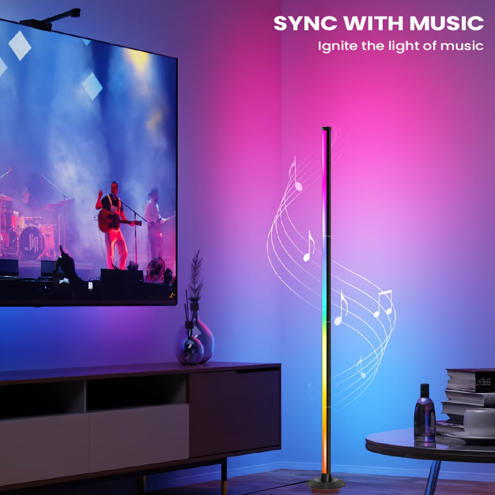 Lampe de bureau colonne RGB de 122 cm, seule ou par deux