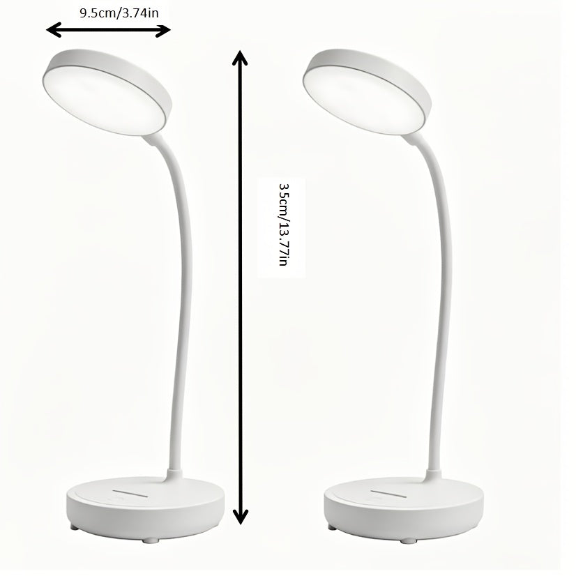 Lampe de bureau LED blanche à 3000, 4000 et 6000 K, 35 cm